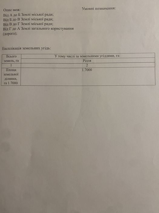 Продам земельну ділянку - для с/г виробництва