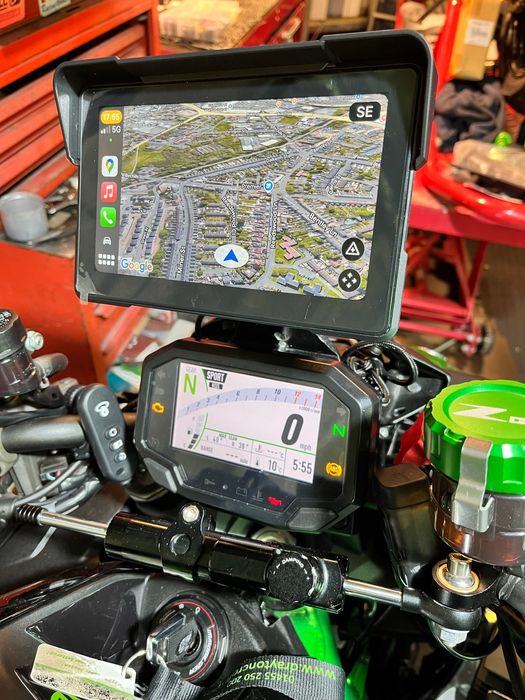 CarPlay Mota com Android Auto