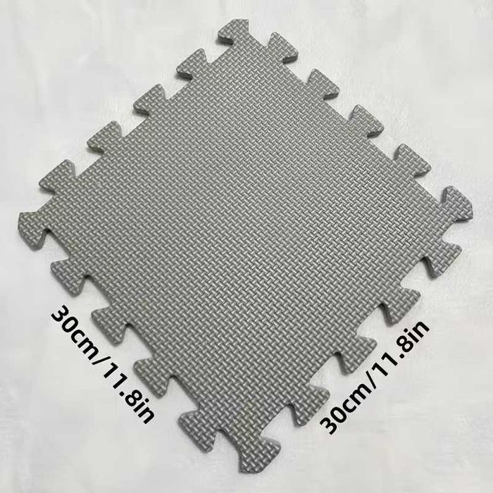 Conjunto 80 unidades tapetes Padrão Cruzado de espuma EVA 30x30 novos