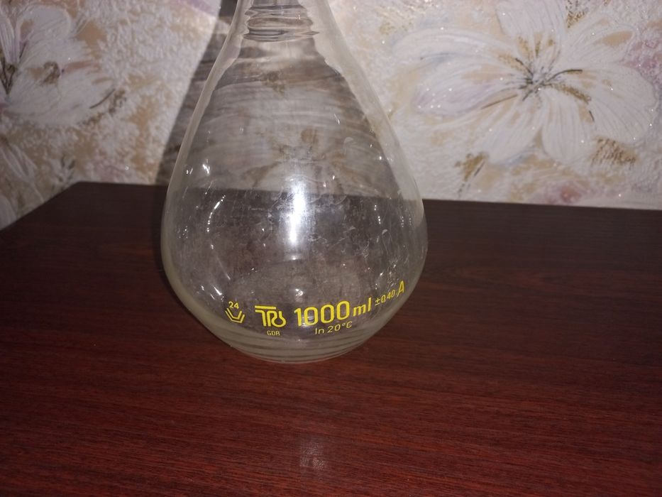 Колба химическая лабораторная 1000 ml ГДР