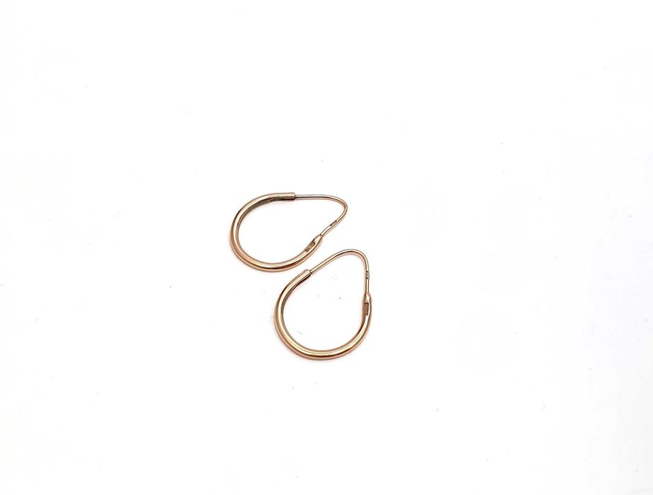 Śliczne Złote Kolczyki 2,48 G 583