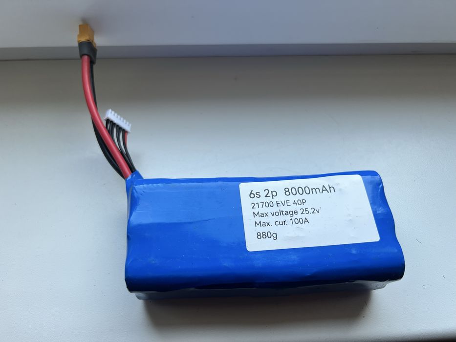 Батареї 6s2p, 6s3p 8000, 12600, 15000 mAh