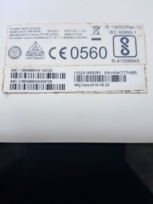 Tablet Lenovo TAB 3
