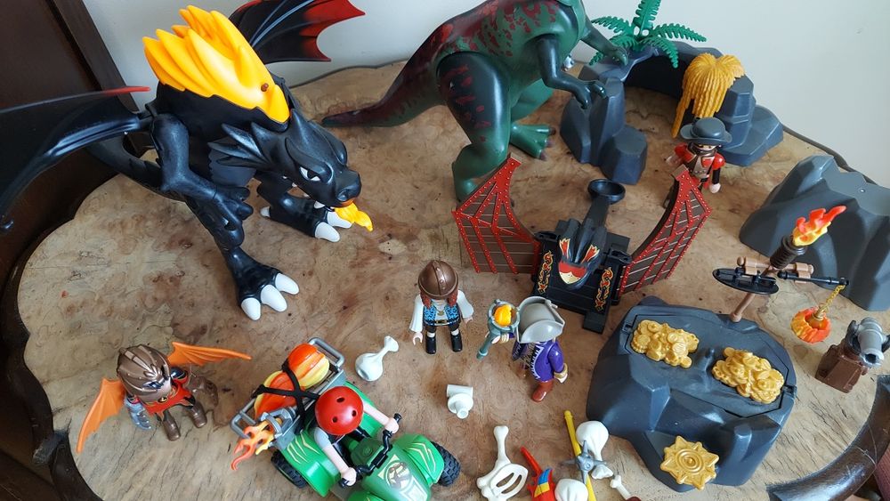 Playmobil - Dragon - Dinozaur- Całość