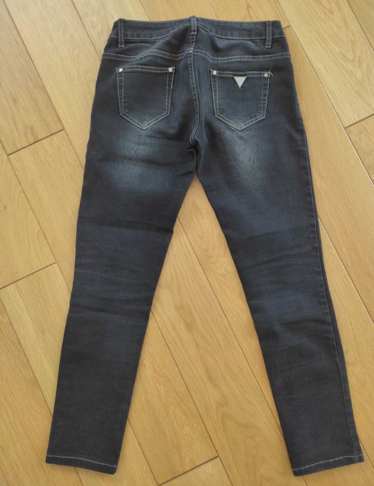 spodnie/jeansy 38 czarne rozm M