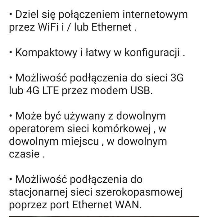 Router Wi-Fi na kartę Dovado.