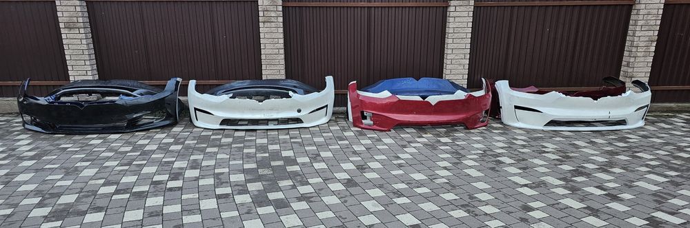 Tesla X S Plaid бампер передний Тесла Х С бампер передній