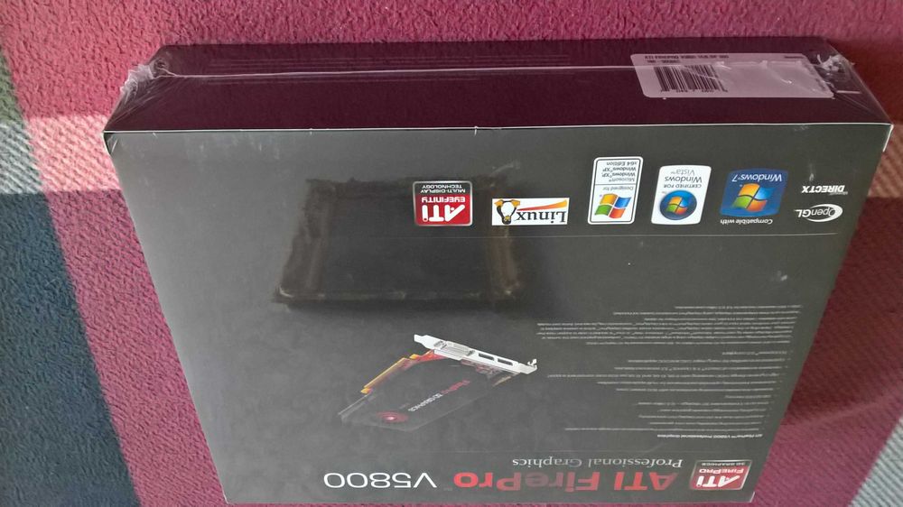 AMD - ATI  FirePro V5800 - nowa - new - Box - plomby - Windows 10