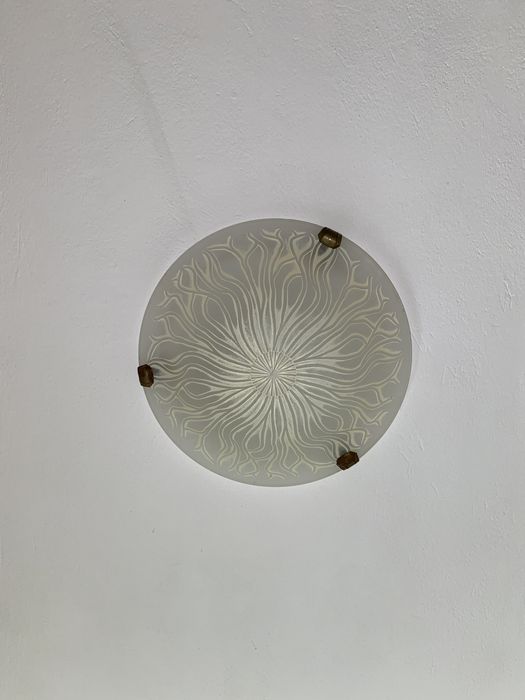 Lampa wisząca, szklana