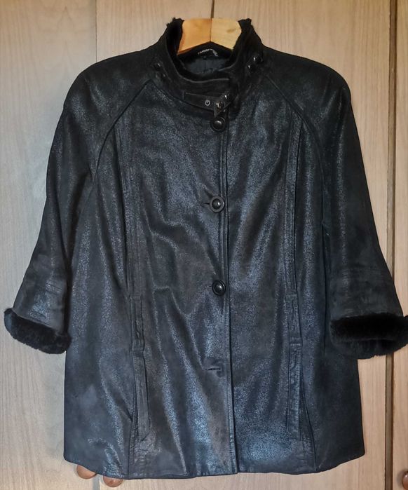 Куртка  трансформер кожа натуральная женская 50/52/54