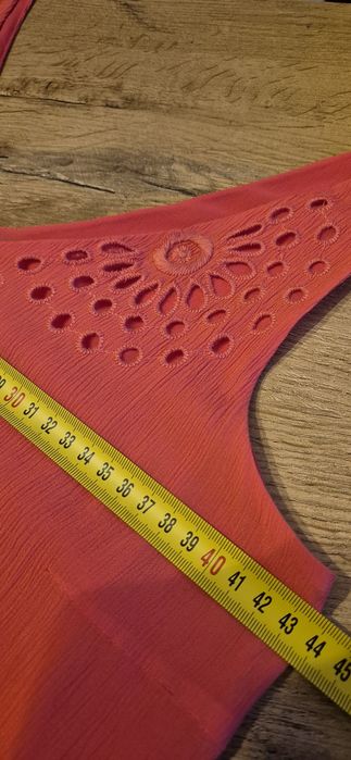 Bluzka Desigual haft ażurowy podszewka rozm. M