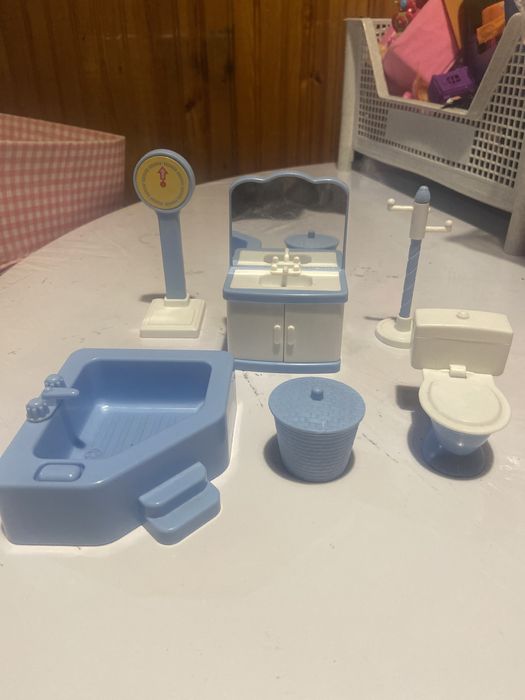 Conjunto casa de banho para brincar