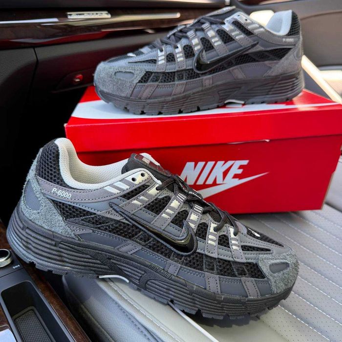 !WOW! Кросівки Nike P-6000 Black Grey White | найк пі6000
