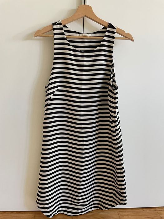Vestido às riscas da H&M, tamanho 36
