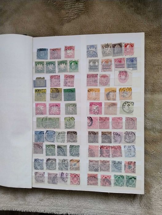 Znaczki niemieckie  od 1851r.