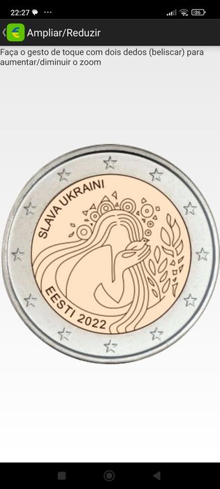 2€ Ucrânia - Liberdade, Salvar Ucrania, Juntos pela Ucrânia