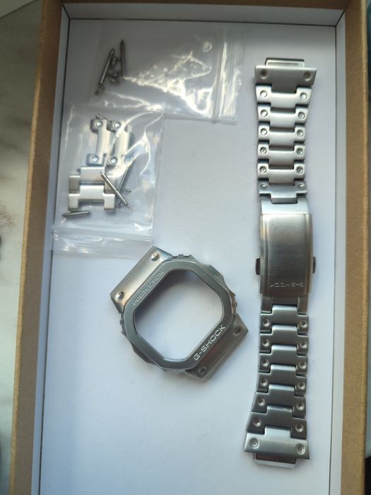Casio G-Shock GW 5000u 5000 mod stal nierdzewna bezel bransoleta zestaw do modyfikacji