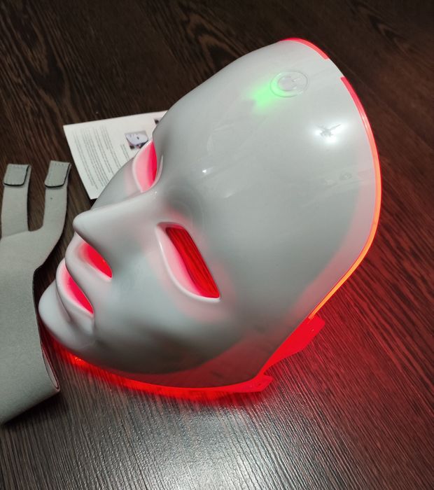 Светодиодная LED маска для лица, для домашней фототерапии омоложение