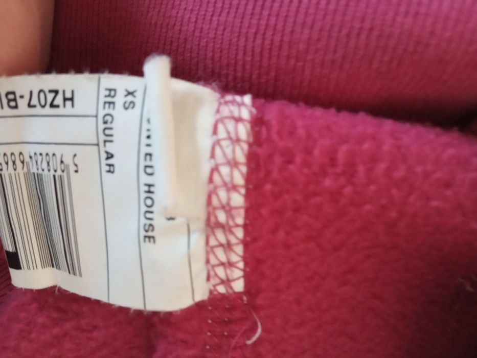 Bluza z kapturem House kangurek XS 158- 164 ocieplana