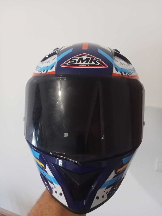 Capacete SMK semi novo tamanho M