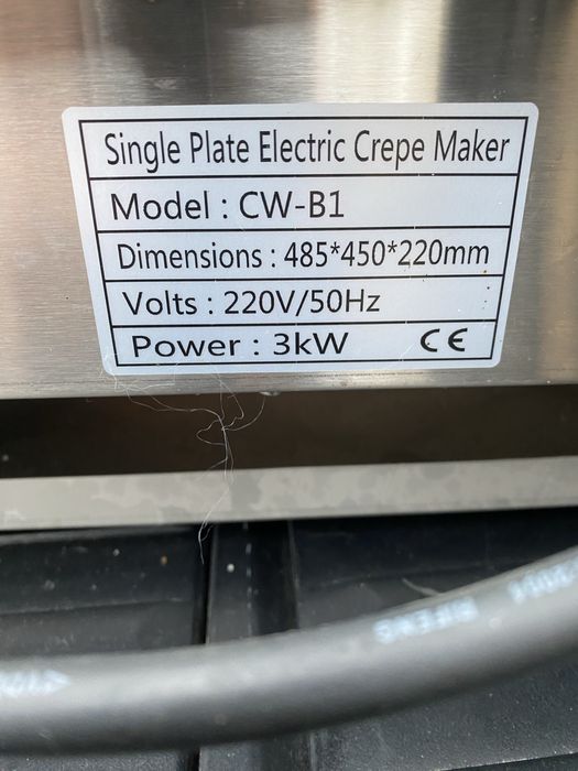 Crepeira Industrial