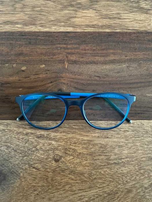 Enzo colini okulary oprawki okularów chłopięce niebieskie