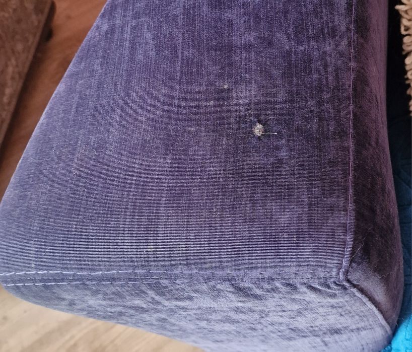 Sofá/chaise longue roxa