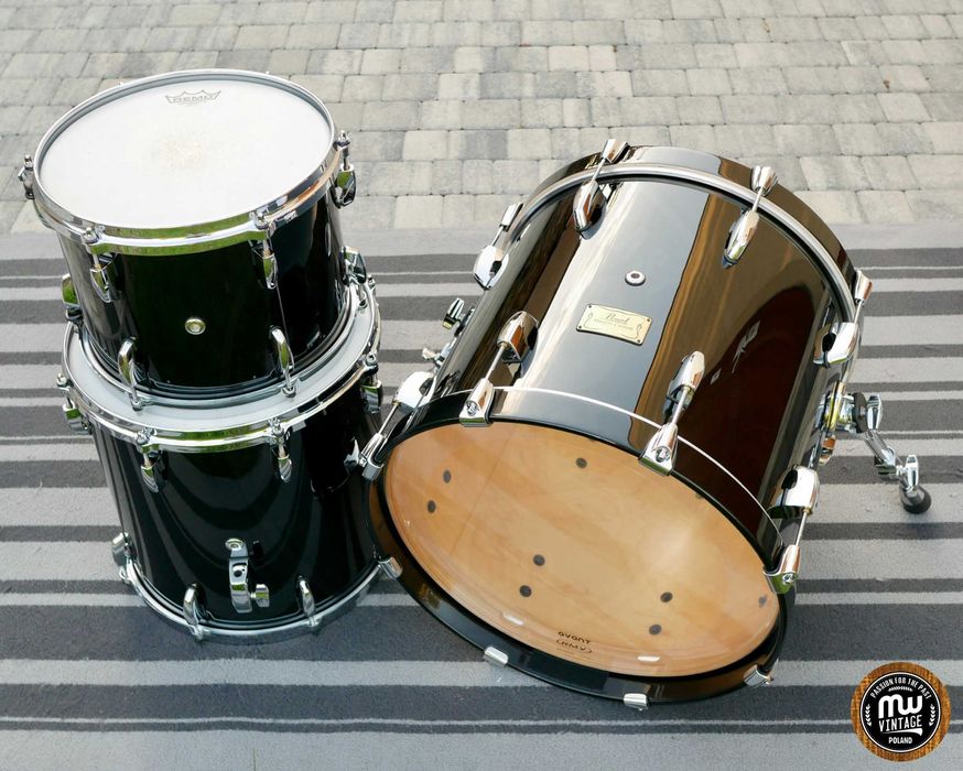 ‼️ Perkusja Pearl Masters Custom MMX 18”, 12", 14" Piano Black ‼️