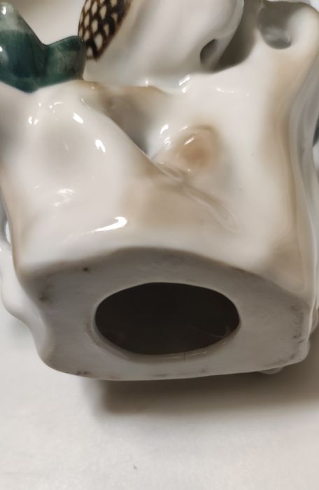 Ptaszek figurka porcelana Połonne Ukraina