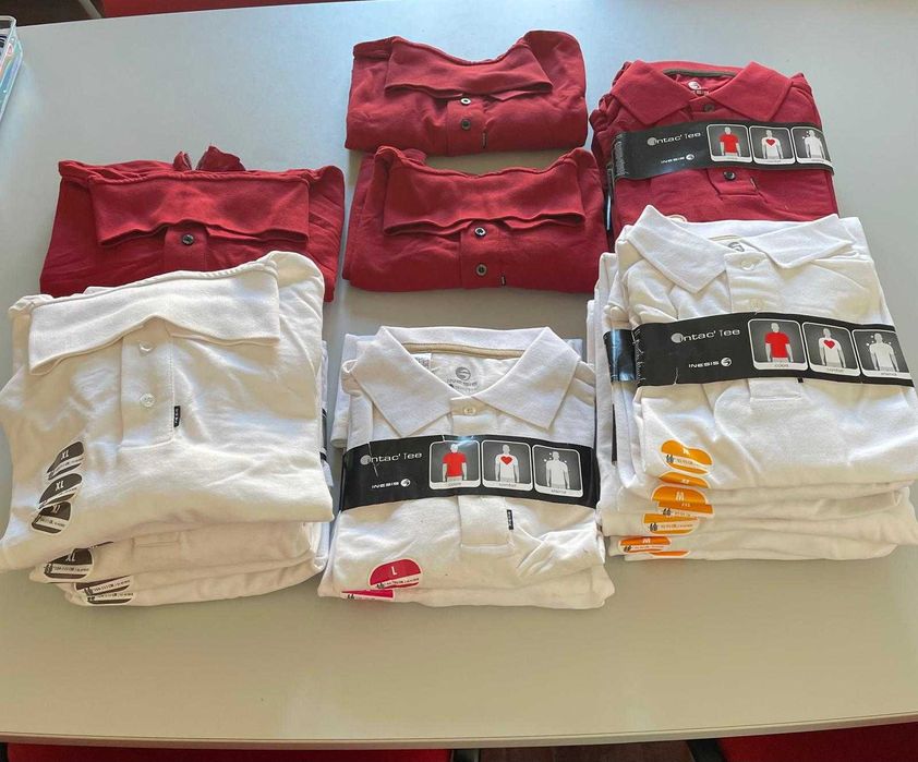 Polos homem 100% algodão