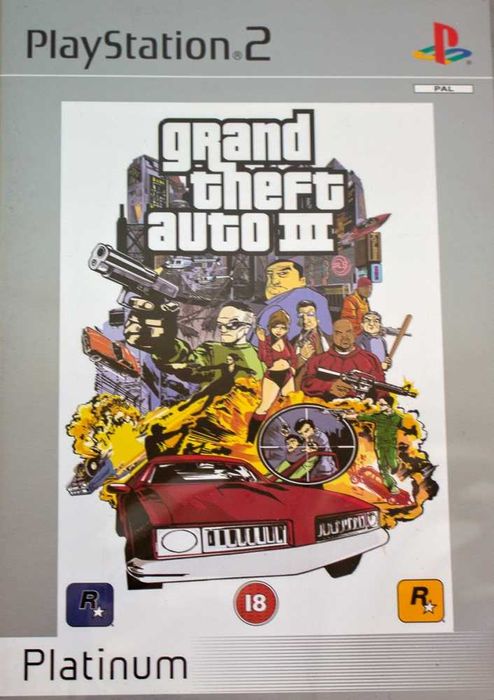 GTA 3 PS2 wydanie Platinum Tomland.eu