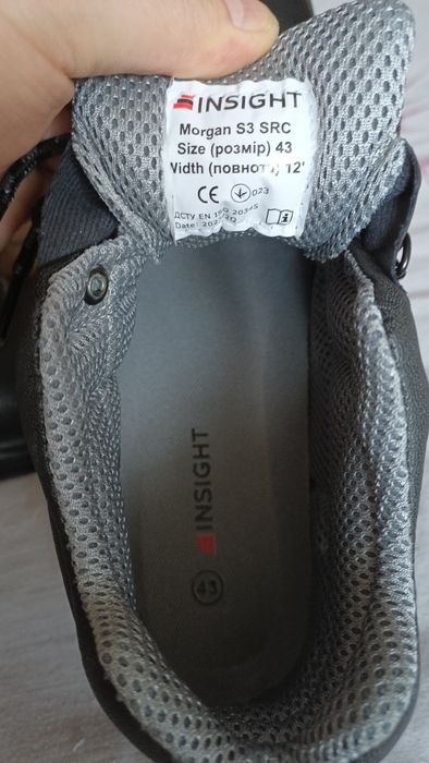 Мужские защитные ботинки INSIGHT Morgan S3