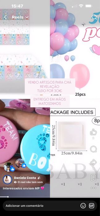 Artigos Cha revelacao