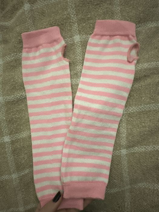 Рожеві мітенки на руки kawaii / cute core