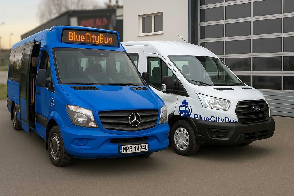 Wynajem MiniBus/Autobus z kierowcą. Transfery na lotnisko i nie tylko