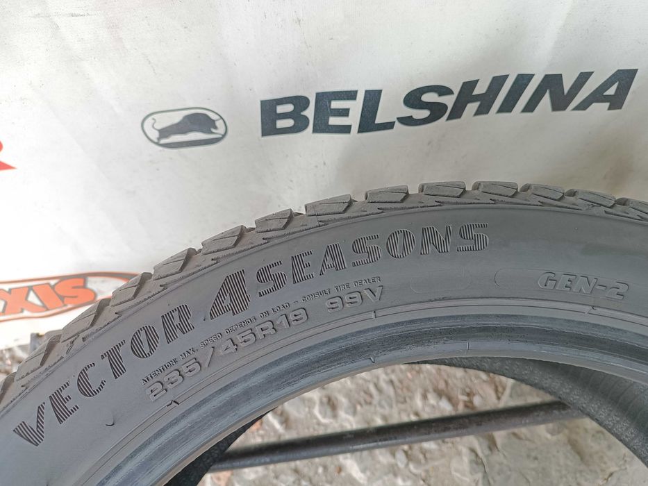 Всесезонні шини 235/45 R19 Goodyear vector 4seasons gen-2 95% залишок