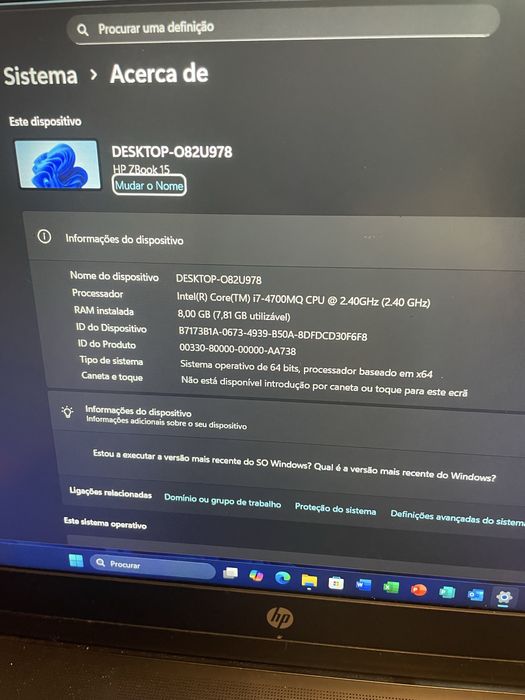 Vendo computador HP ZBook 15