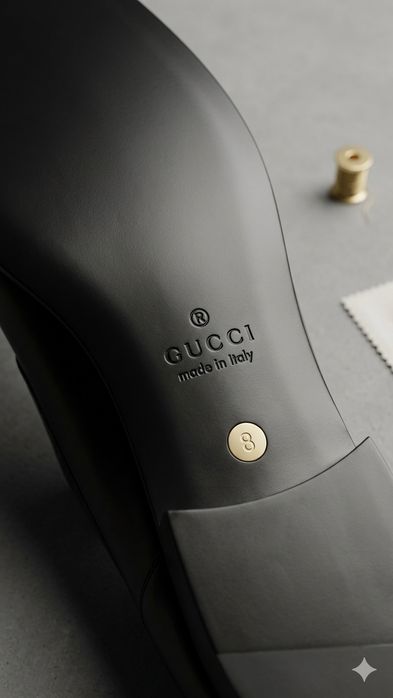 Мужские кожаные лоферы Gucci Donnie Web