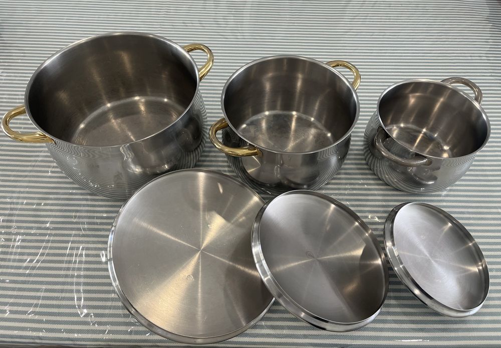Trem de cozinha/ Conjunto de tachos 9 peças465930549220485123