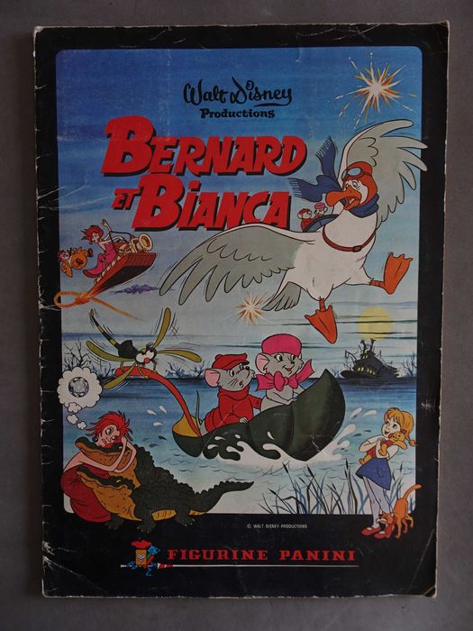 Caderneta de cromos Bernardo e Bianca (faltam 48 cromos)