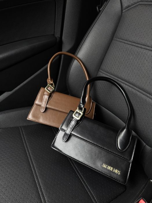 Сумка Jacquemus Le Chiquito Long Boucle Black. Сумка жакмюс