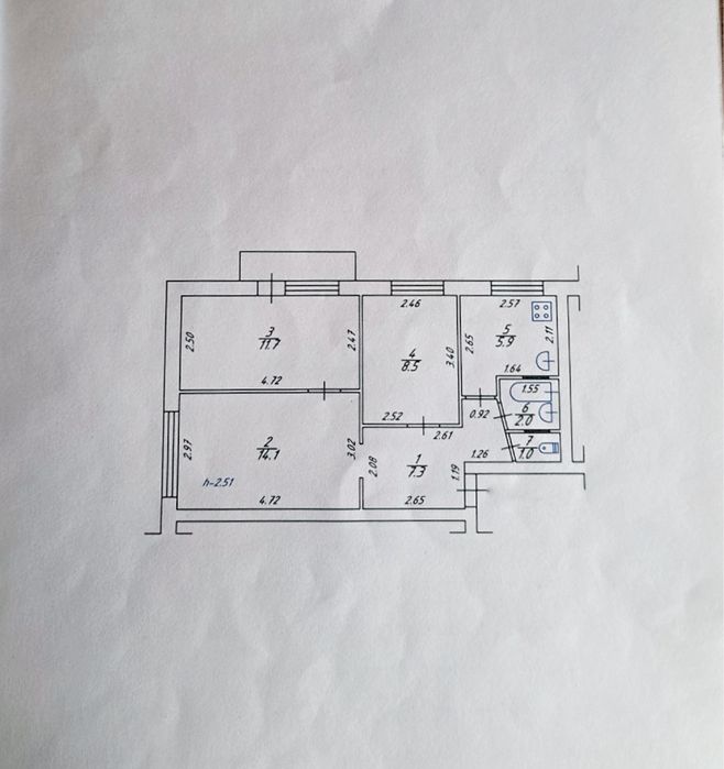 ‼️ Бюджетна 3-кім квартира, ІНДИВІД опалення!