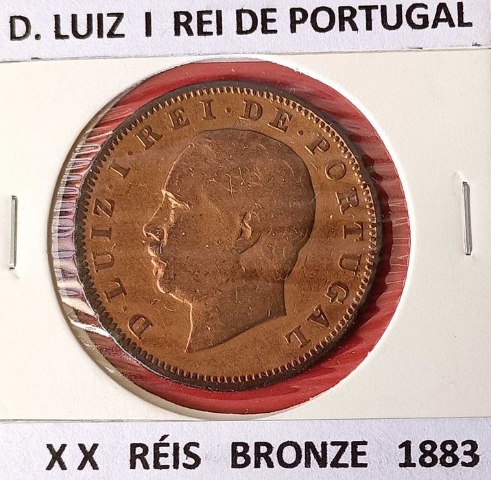 5 Réis Coin of Portuguese Monarch King D. Carlos I (4th Dynasty)
