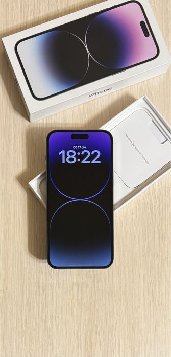 iPhone 14 Pro Max 128gb Deep Purple Neverlock