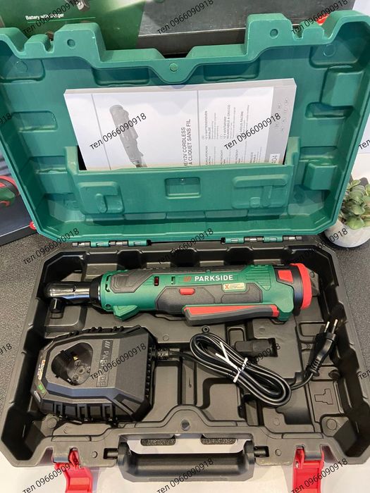 НІМЕЧЧИНА Акумуляторна тріскачка, трещотка, трищотка, гайковерт Parksі