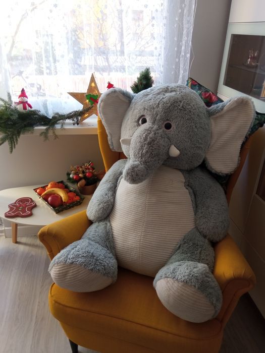 Słoń pluszowy 80 cm Smyk
