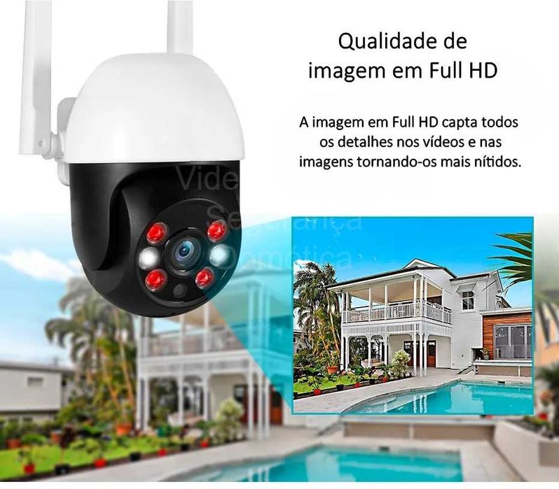 Câmara ‼️ WiFi ‼️ Tuya ‼ Full HD ‼ PTZ ‼ Seguimento Pessoas e Objetos