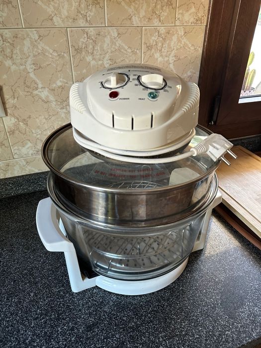 Forno redondo em vidro