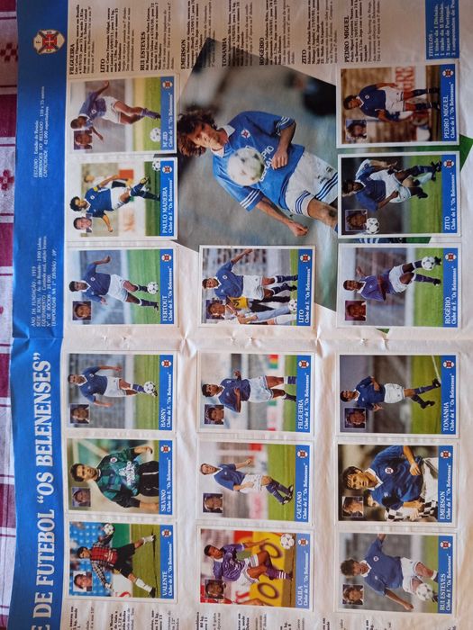 Caderneta cromos Panini época 96/97