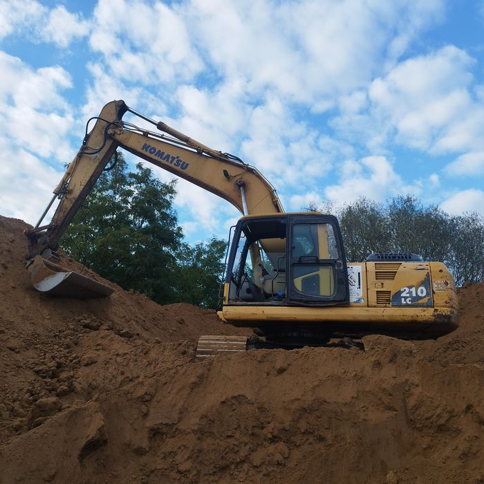 Usługi koparką, koparko ładowarką